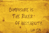ruler of instability Lao Tzu
