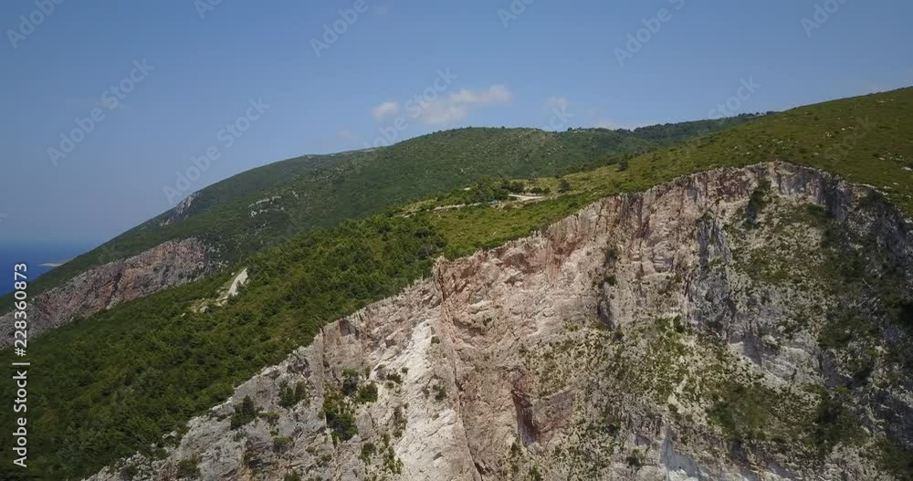 Aerial of Coastal Greece Aerial of Coastal Greece