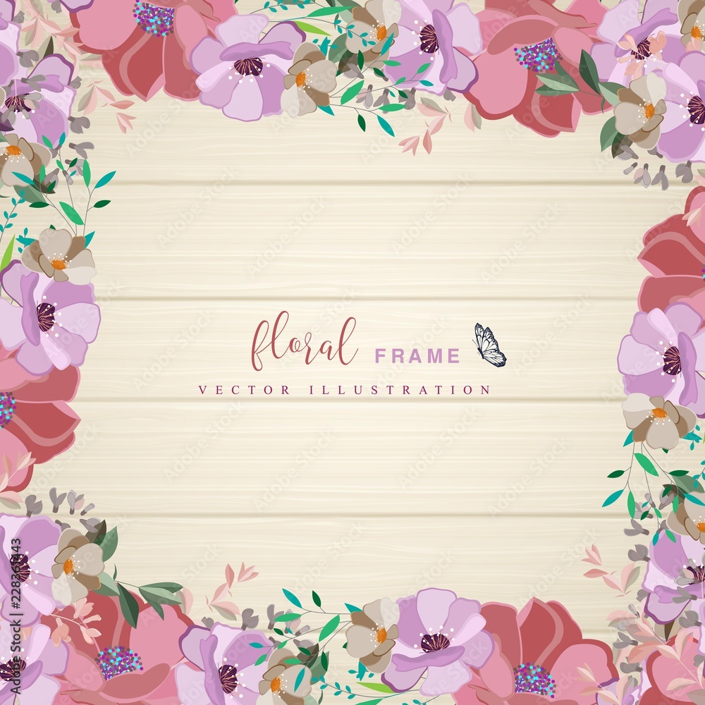 beautiful floral frame beautiful floral frame