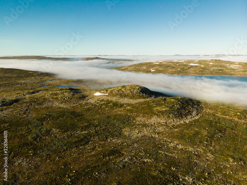 Hardangervidda mountain plateau landscape  Norway