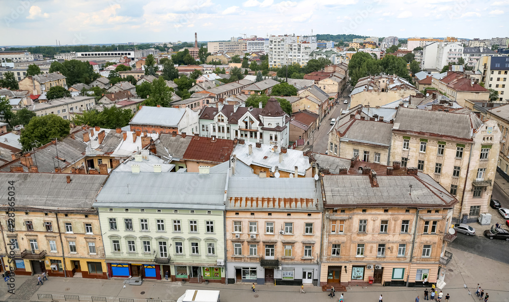 Fototapeta premium Aerial view of Lviv, Ukraine