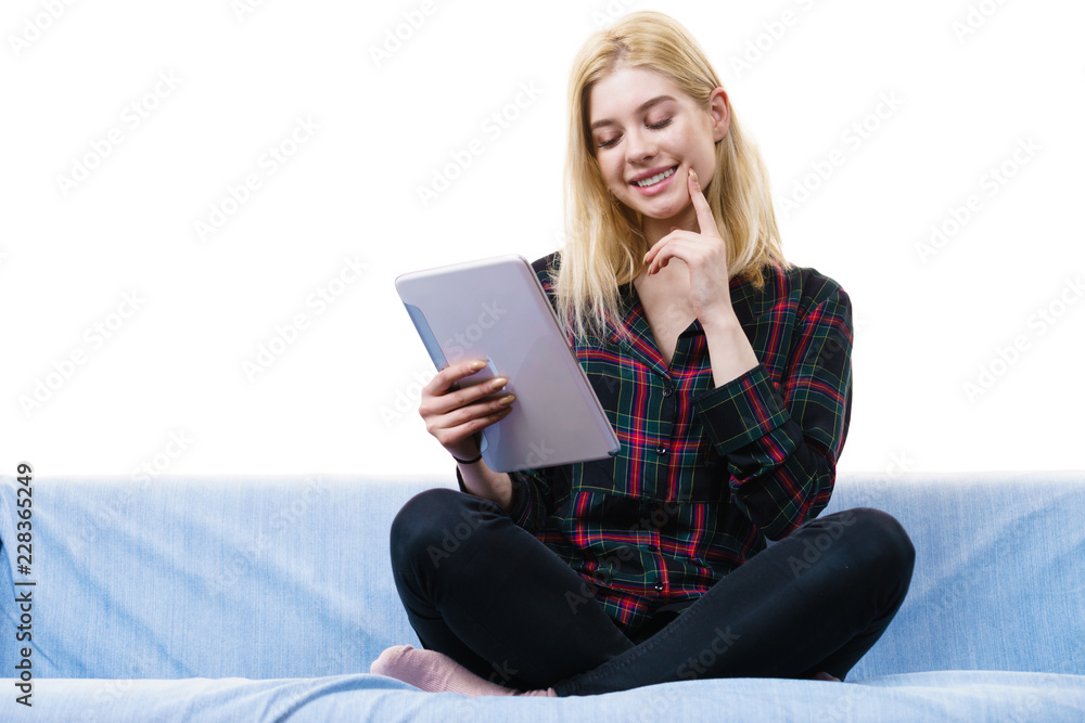 Young woman using tablet Young woman using tablet