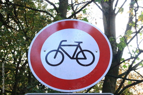 Fahrrad verboten