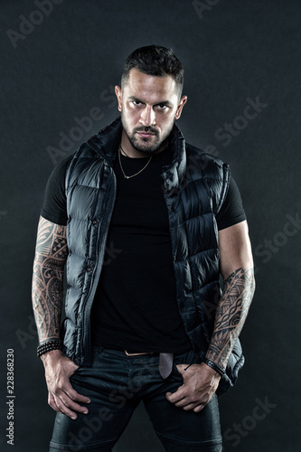 Valokuva Masculinity and fashion concept
