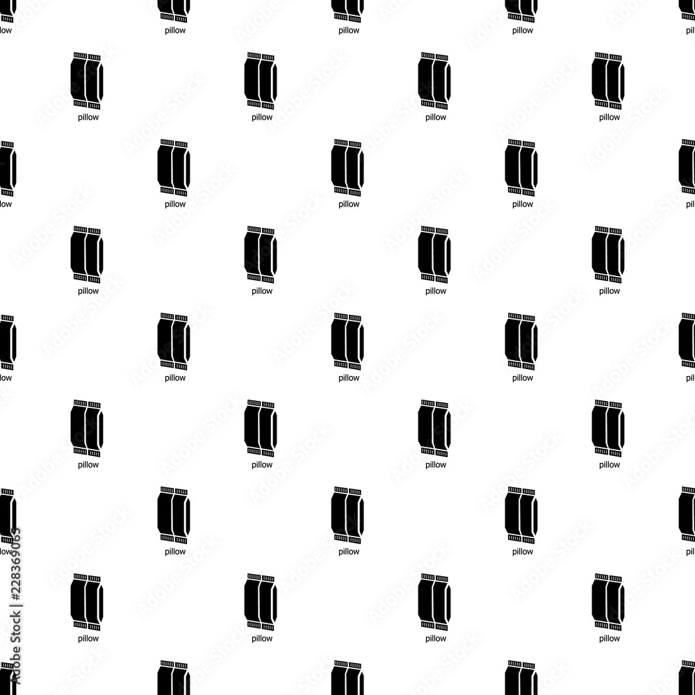 Pillow pattern vector seamless repeating for any web design