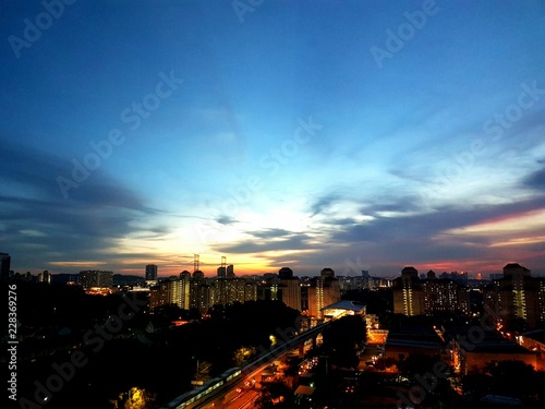 Sunset in Malaysia