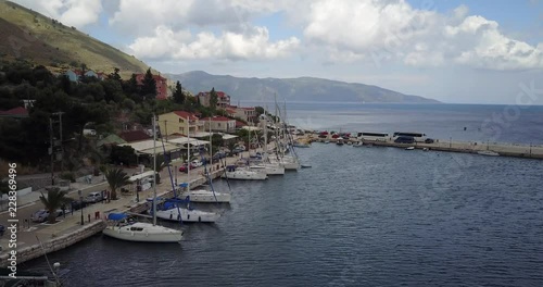 Aerial of Coastal Greece, Lixuri photo