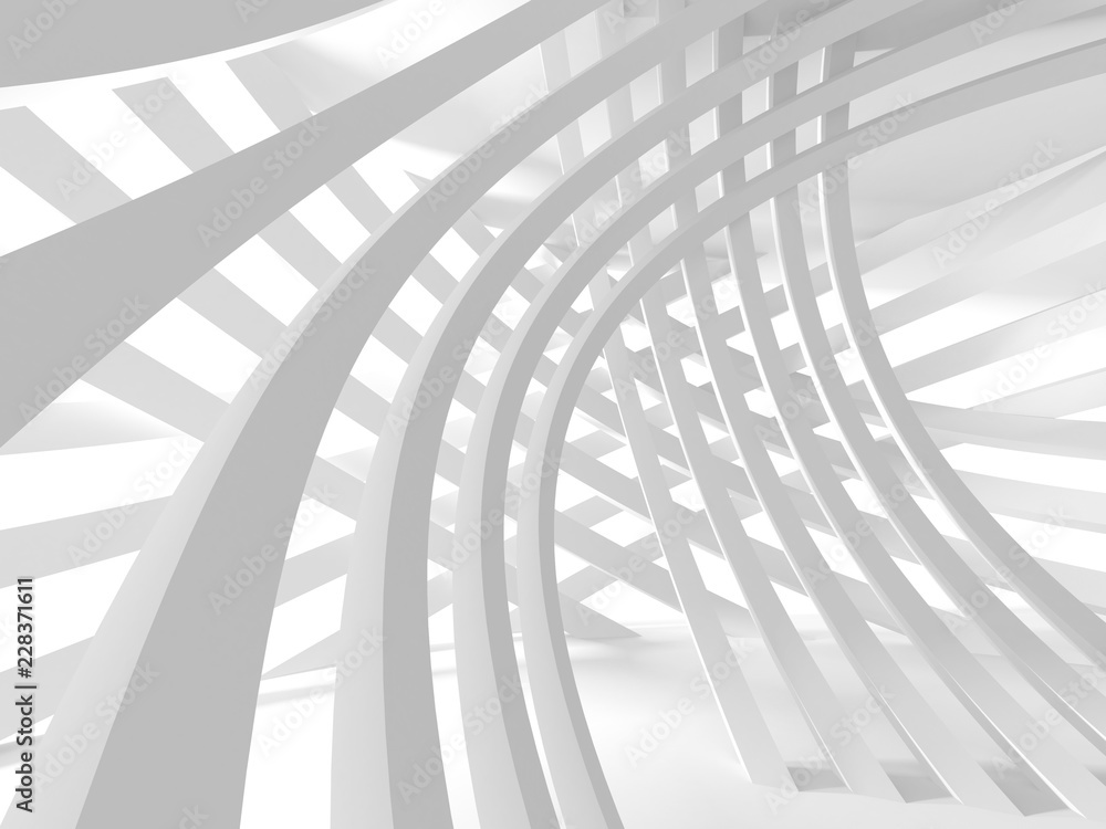 Abstract Modern White Architecture Background Abstract Modern White Architecture Background
