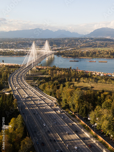 Traffic Flow on Port Mann Bridge 