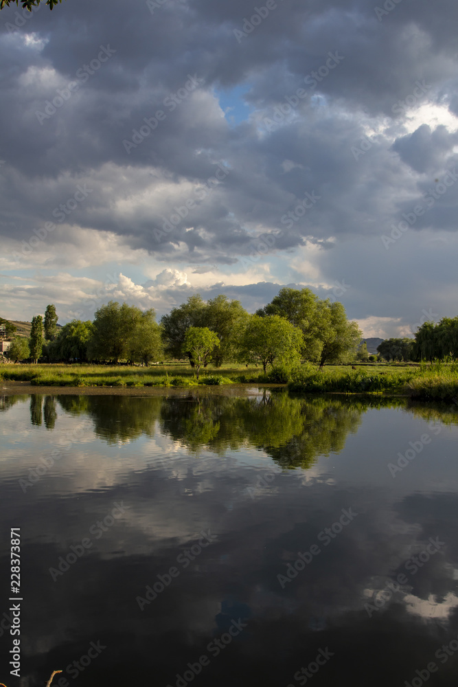 reflection and cloud 2