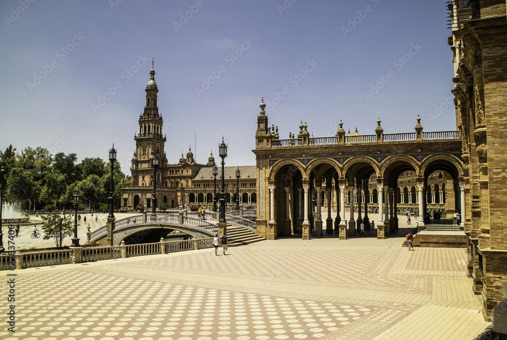 Fototapeta premium Plaza de ESpanha e Alcazar