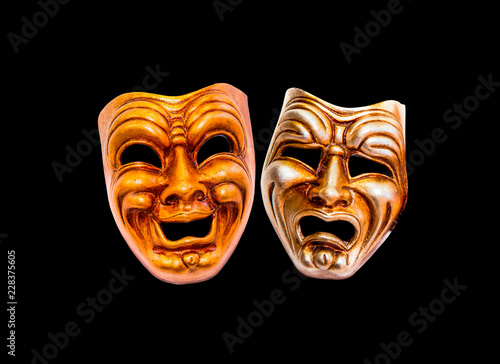 Comedy and Tragedy theatrical venetian mask