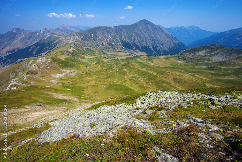 Fototapeta premium Serene landscape in a mountains