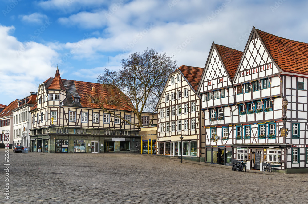 Market square, Soest, Germany