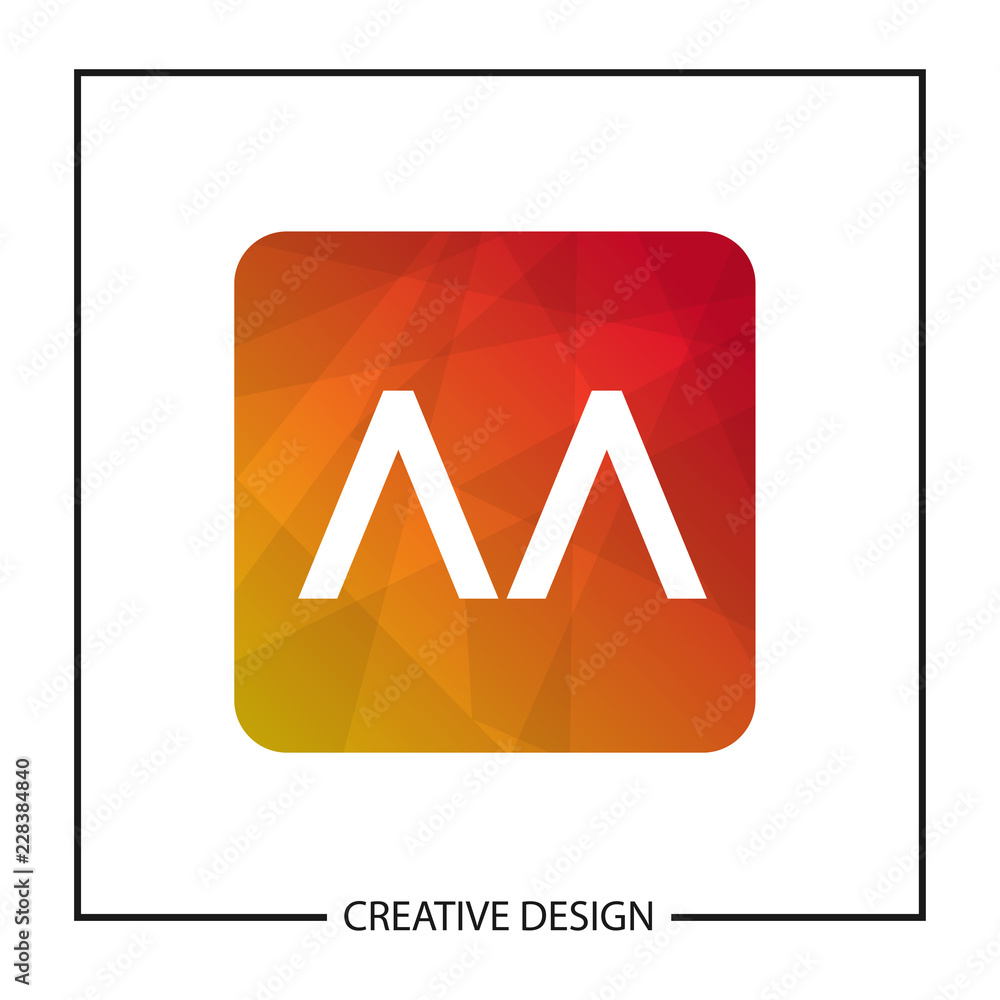 Initial Letter AA Logo Template Initial Letter AA Logo Template
