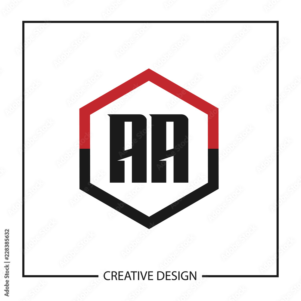Initial Letter AA Logo Template Initial Letter AA Logo Template