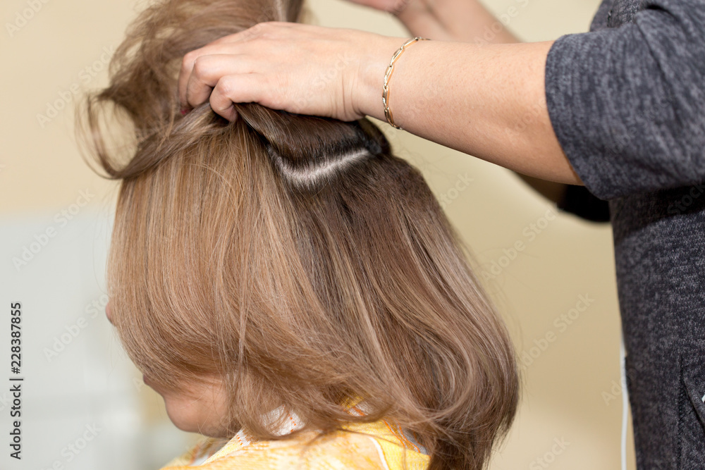 Obraz premium professional hair styling