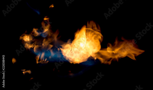 beautiful flame of fire © donikz