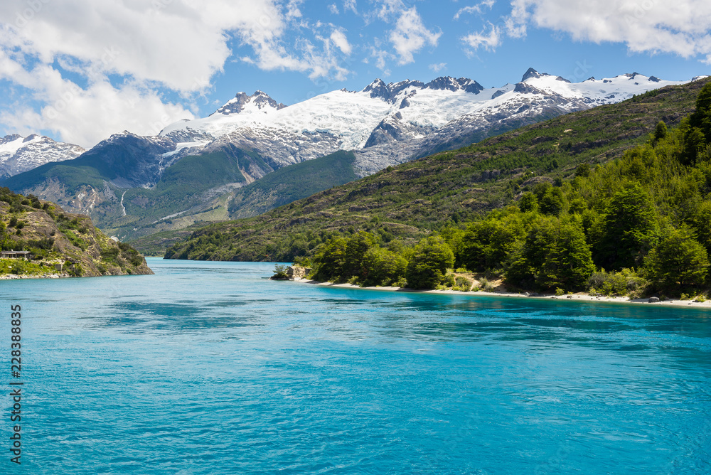 Fototapeta premium Lake General Carrera, Chilean Patagonia