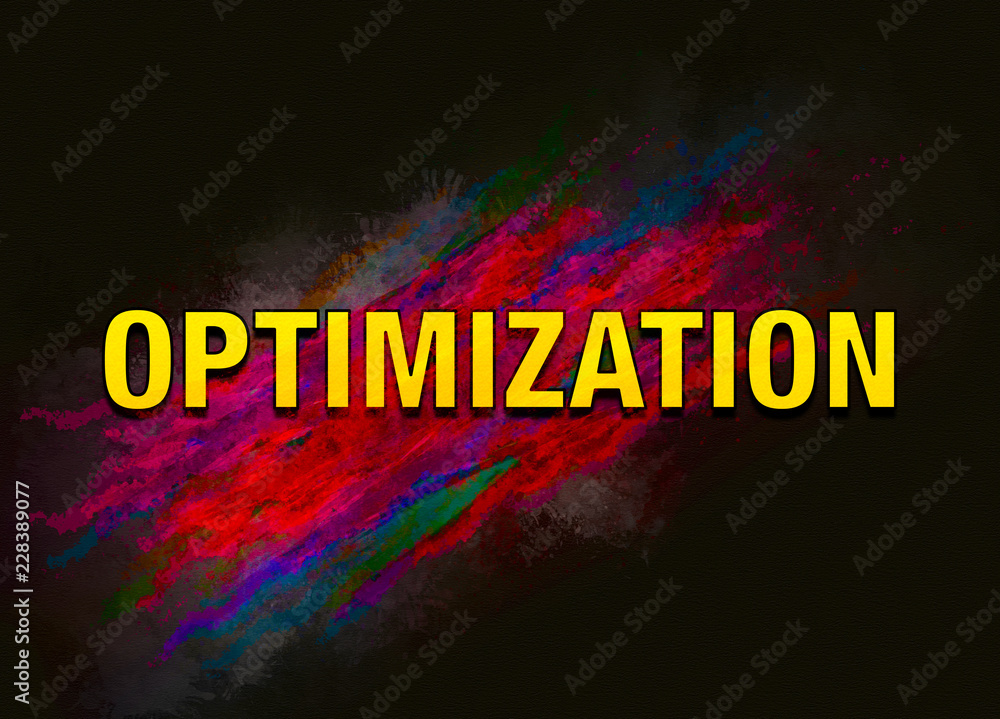 Optimization colorful paint abstract background