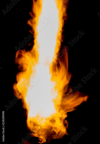 beautiful flame of fire