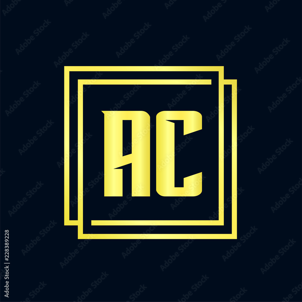 Initial Letter AC Logo Template Initial Letter AC Logo Template