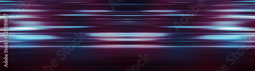 Glowing light stripes in motion over dark background. Luminous blurred lines moving fast. Flaring bright streaks. Abstract composition. 3d rendering 