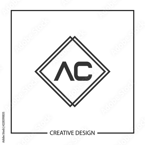 Initial Letter AC Logo Template