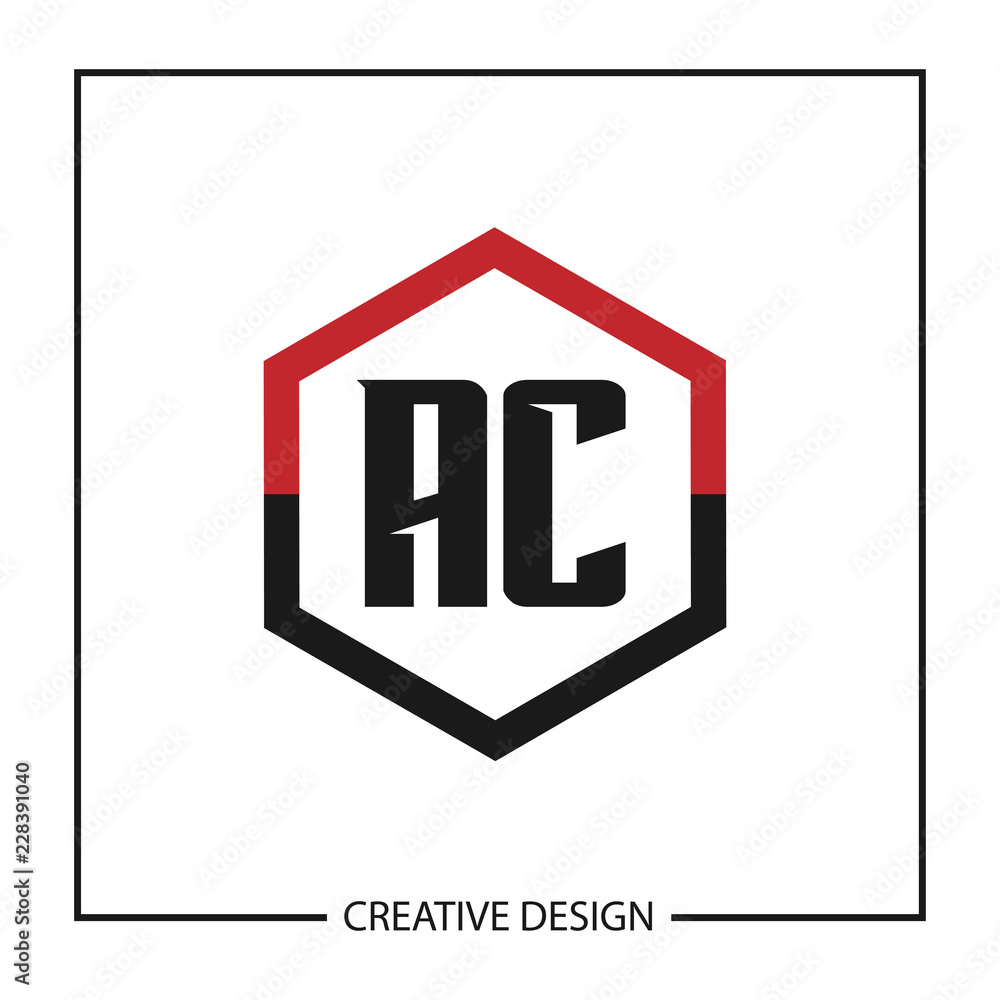 Initial Letter AC Logo Template