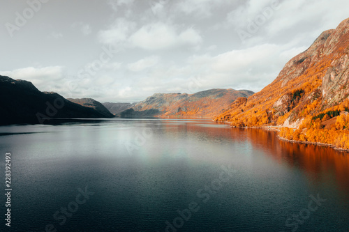 Autumn Landscapes in Norway - by fjords and mountains