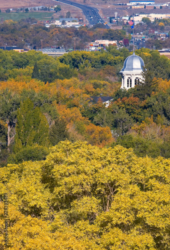 Nevada Capitol Dome in Fall