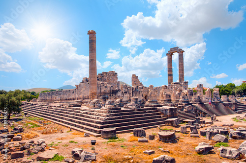 Canvas Print Temple of Apollo in Didyma antique city