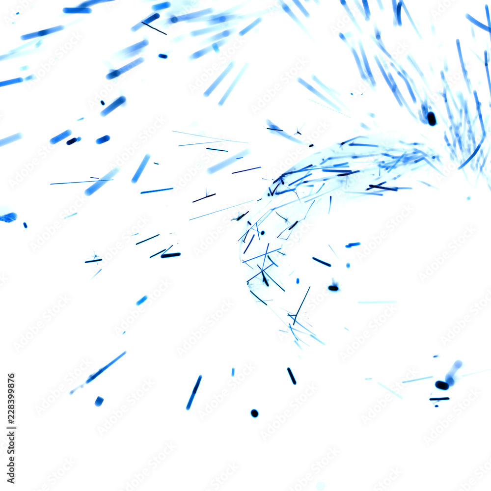 blue background defocused round sparks on a white background blue background defocused round sparks on a white background