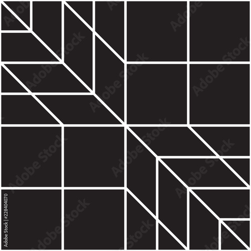 Abstract geometric seamless pattern