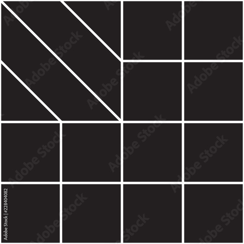 Abstract geometric seamless pattern