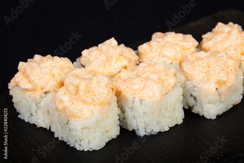 Japanese roll with crab