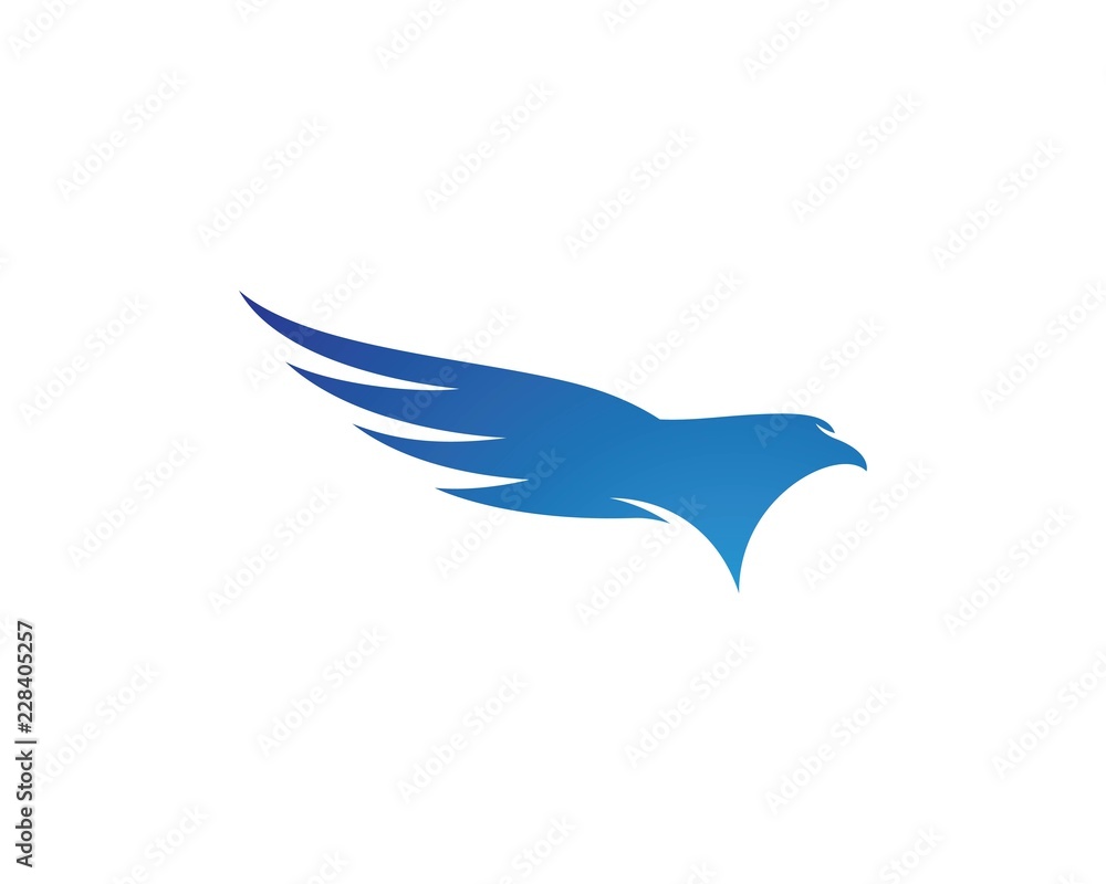 Naklejka premium Eagle Bird Logo Template