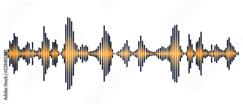 orange sound wave