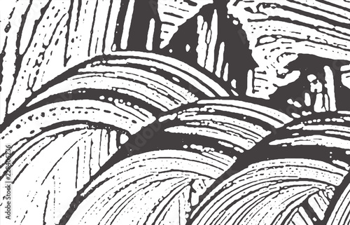 Grunge texture. Distress black grey rough trace. A
