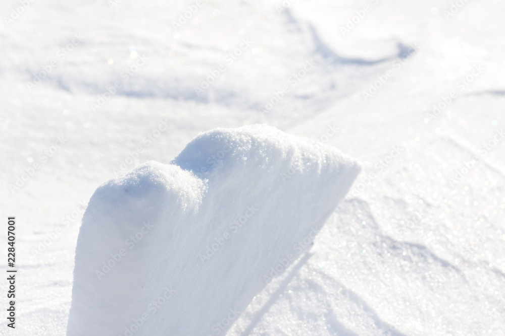 Background. Small clumps of white snow Background. Small clumps of white snow