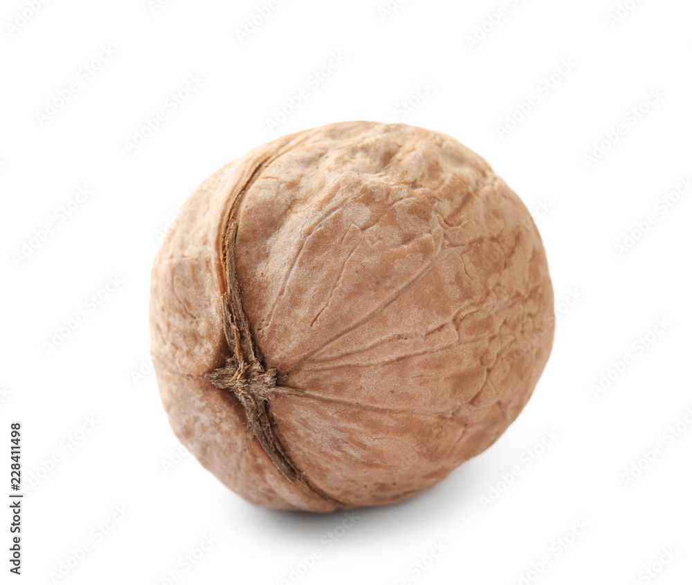 Tasty walnut on white background Tasty walnut on white background