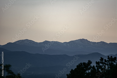 Mountains at Dusk