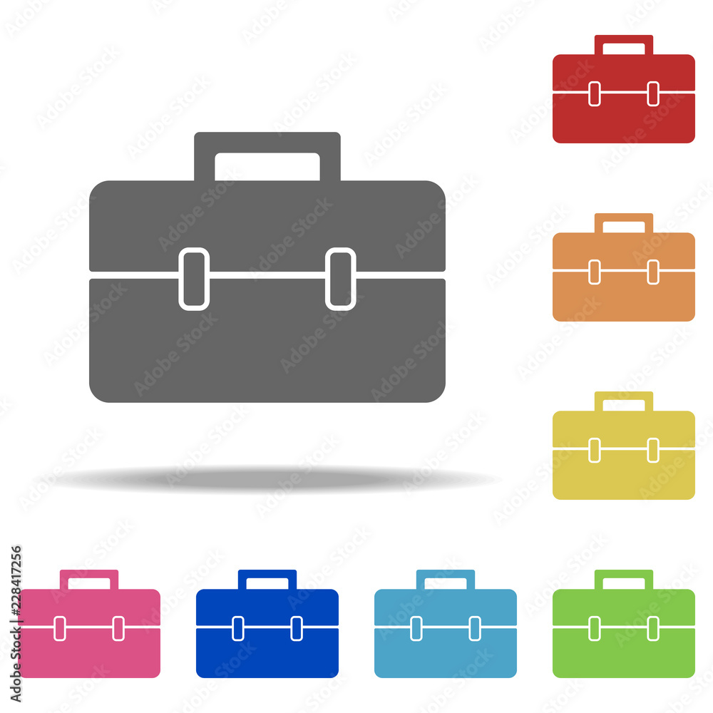briefcase icon. Elements of banking in multi color style icons. Simple icon for websites, web design, mobile app, info graphics briefcase icon. Elements of banking in multi color style icons. Simple icon for websites, web design, mobile app, info graphics