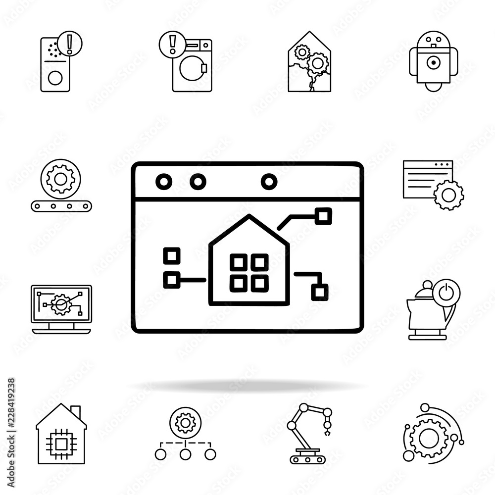 smart home control icon. Automation icons universal set for web and mobile smart home control icon. Automation icons universal set for web and mobile
