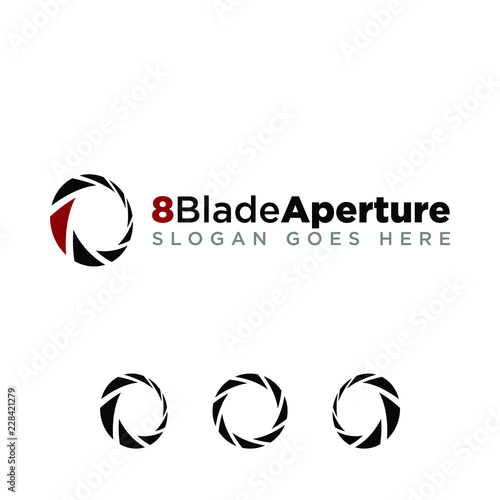 8 Blade Aperture Photography Logo Large Opening