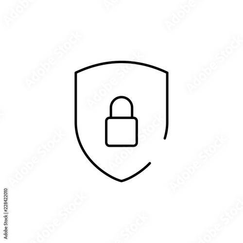 safe 04 icon. Element of security icon. Thin line icon for website design and development, app development. Premium icon
