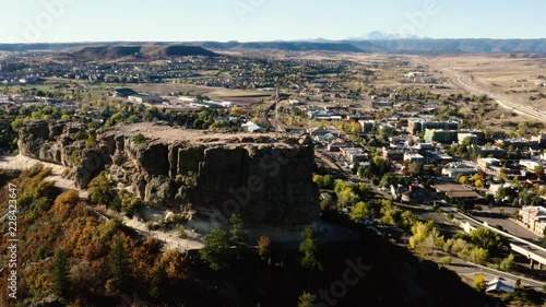 Aerial shot of the Rock in Castle Rock photo