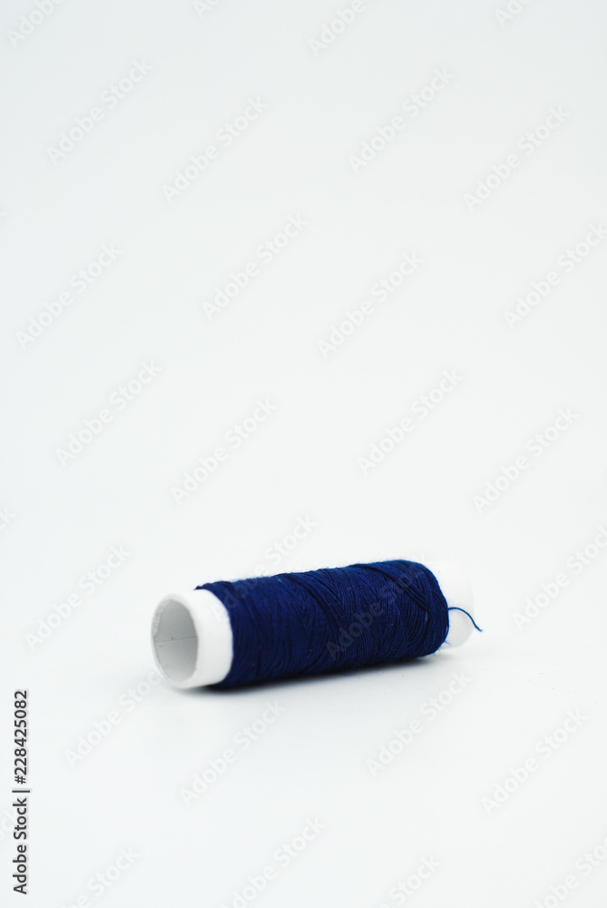spools of thread isolated on white background spools of thread isolated on white background