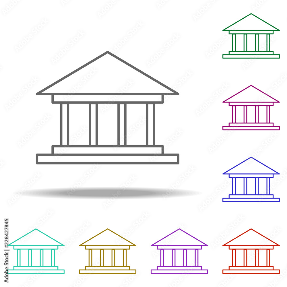 education building icon. Elements of Web in multi color style icons. Simple icon for websites, web design, mobile app, info graphics education building icon. Elements of Web in multi color style icons. Simple icon for websites, web design, mobile app, info graphics