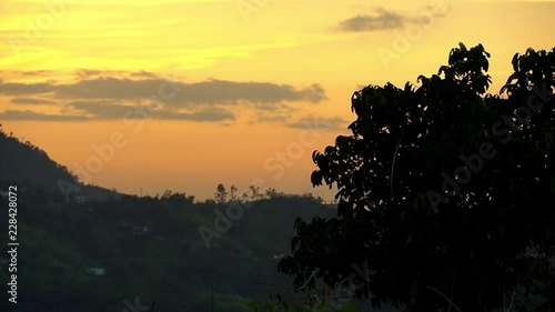 Sunset in Jayuya, Puerto Rico (Slow-mo) photo